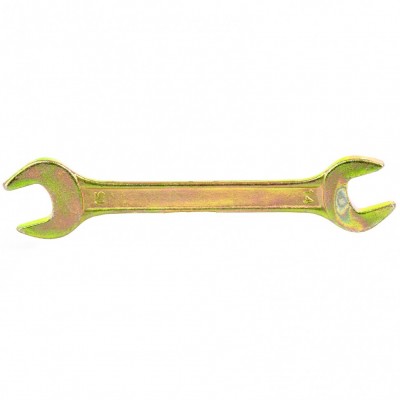 Ключ рожковый 14 х 15 мм, желтый цинк СИБРТЕХ