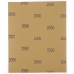 Шлифлист на бумажной основе, P 2000, 230 х 280 мм, водостойкий MATRIX