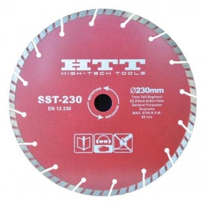 Диск алмазный, BASIC-SST - 230х2,7х7х22.23мм HTT